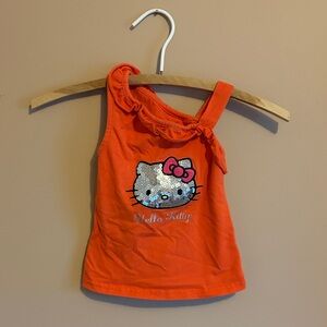 Hello Kitty Vibrant Orange Tank Top